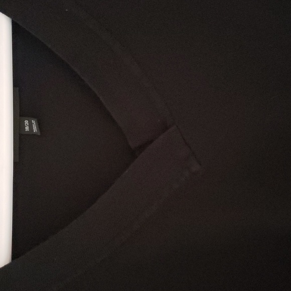 Lane Bryant black V neck Sweater 18/20 EUC - Picture 3 of 10